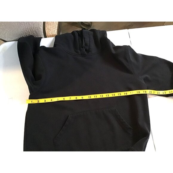 AMAZON ESSENTIALS- WOMEN BLACK PULLOVER SWEATSHIRT FRONT KANGAROO POCKET SIZE M - Picture 7 of 8